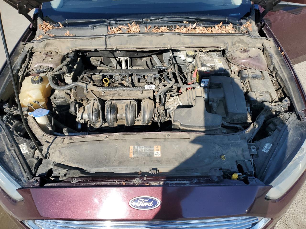 2013 Ford Fusion VIN 3FA6P0G76DR272265 Copart auction photo, rear end / side damage thumbnail 11