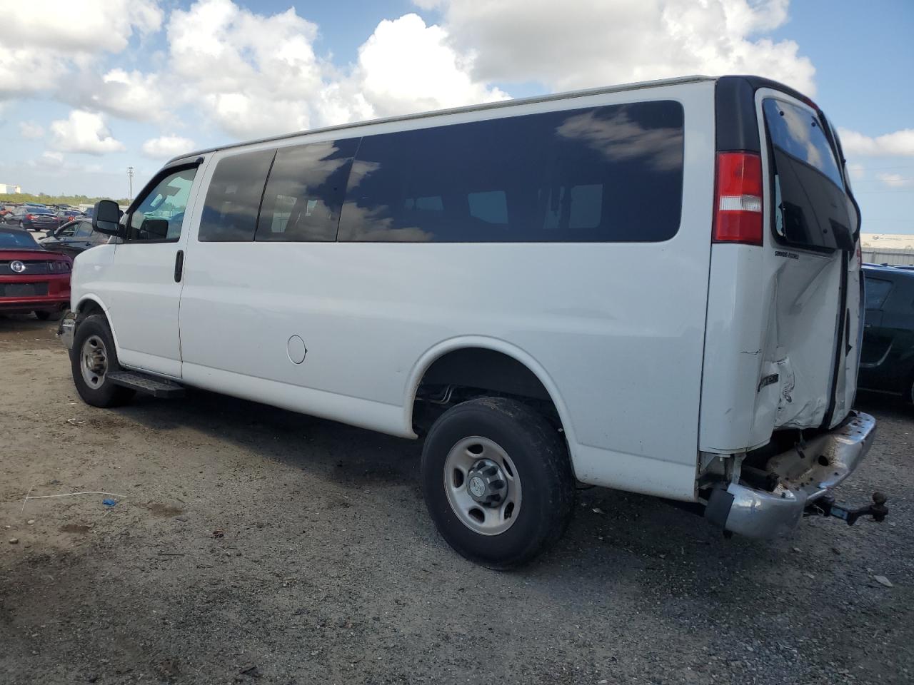 2018 Chevrolet Express VIN 1GAZGPFG5J1330978 Copart auction photo, front end / rear end damage thumbnail 2