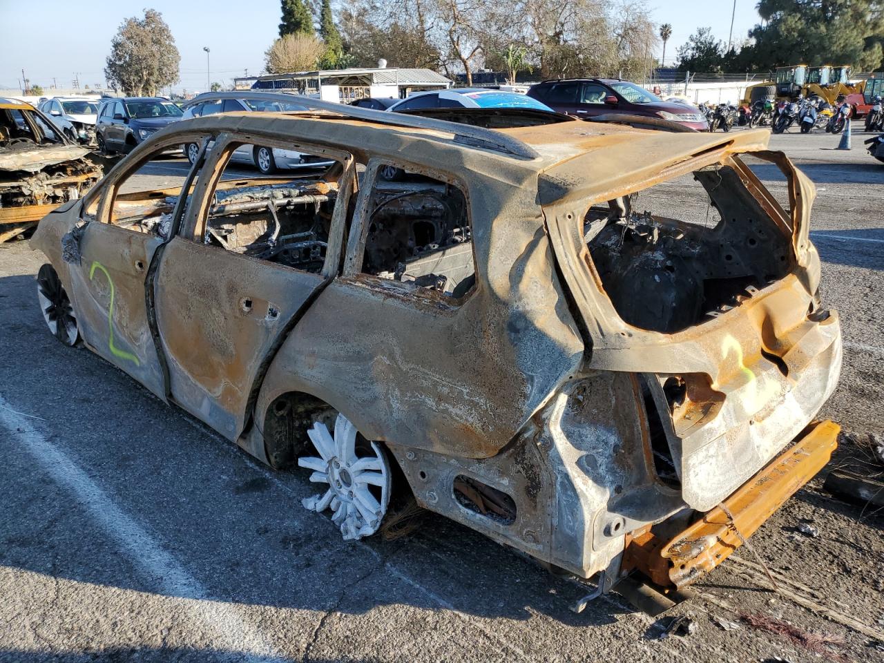 2015 Volkswagen Golf VIN 3VWCA7AU9FM514484 Copart auction photo, burn / missing/altered vin damage thumbnail 2