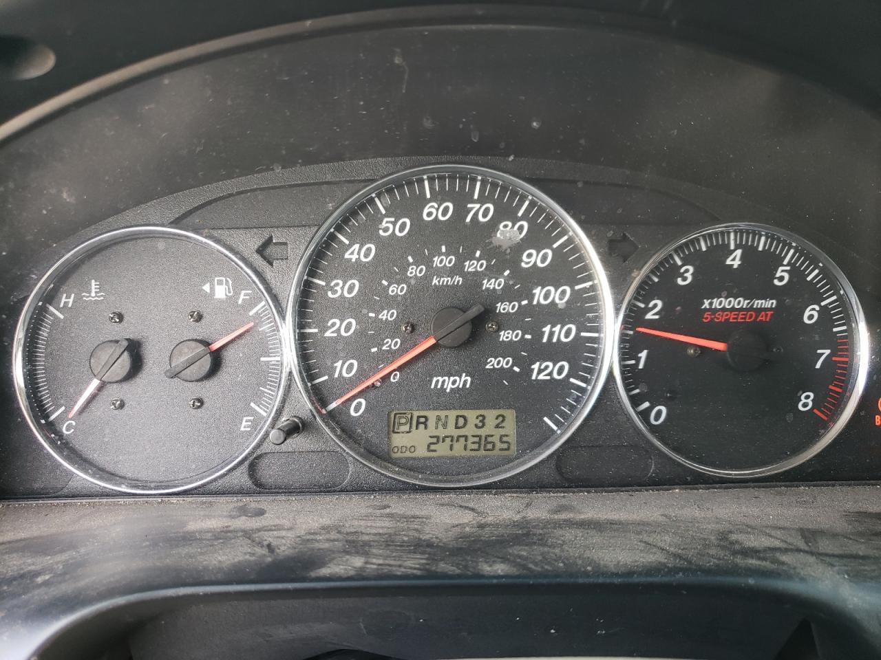2004 Mazda MPV VIN JM3LW28A740501128 Copart auction photo, side / hail damage thumbnail 9