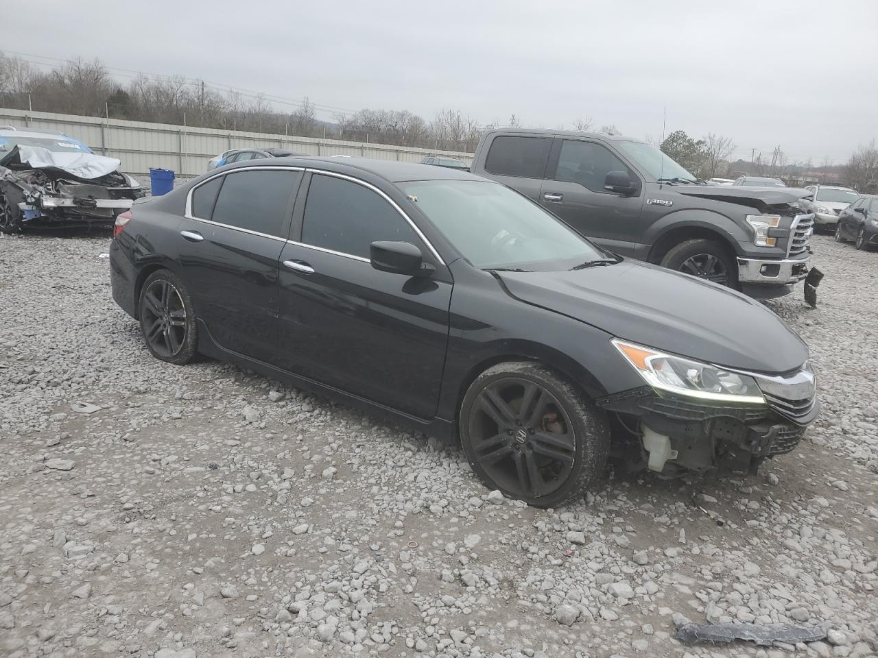 2016 Honda Accord VIN 1HGCR2F58GA070837 Copart auction photo, front end damage thumbnail 4