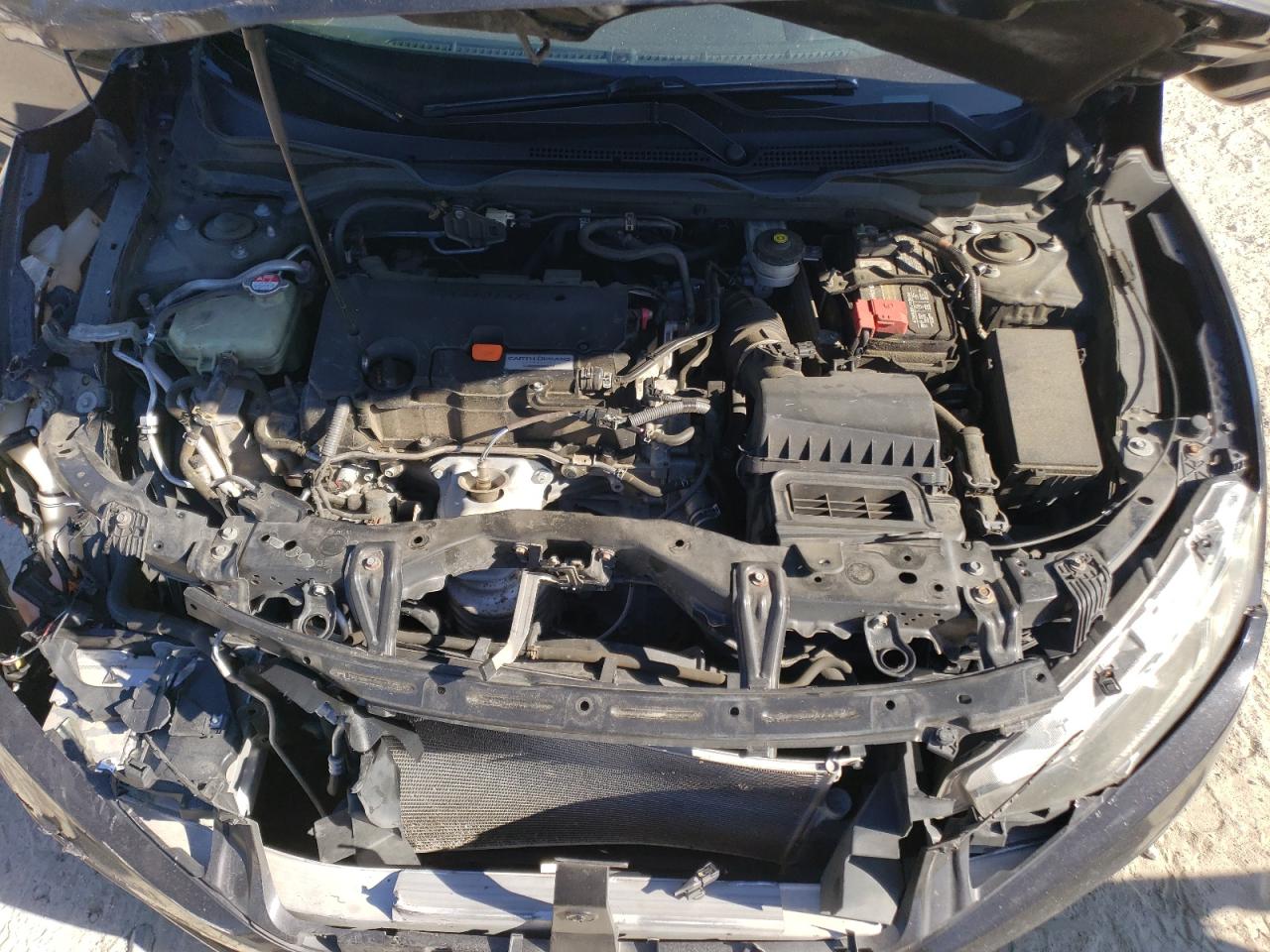 2017 Honda Civic VIN 2HGFC2F71HH504339 Copart auction photo, front end / minor dent/scratches damage thumbnail 11