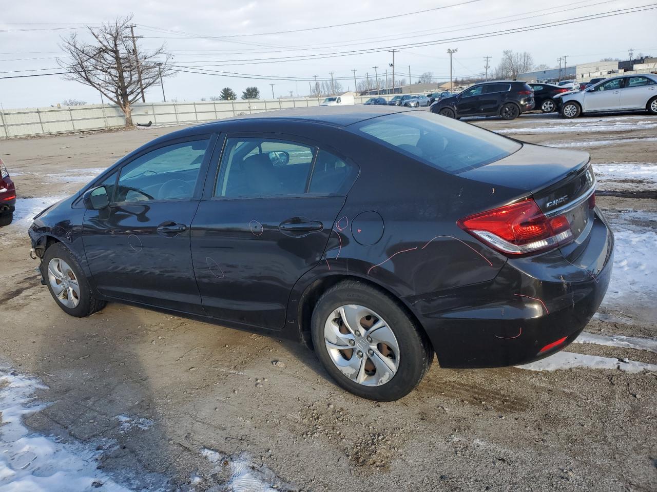 2014 Honda Civic VIN 2HGFB2F51EH542828 Copart auction photo, front end damage thumbnail 2