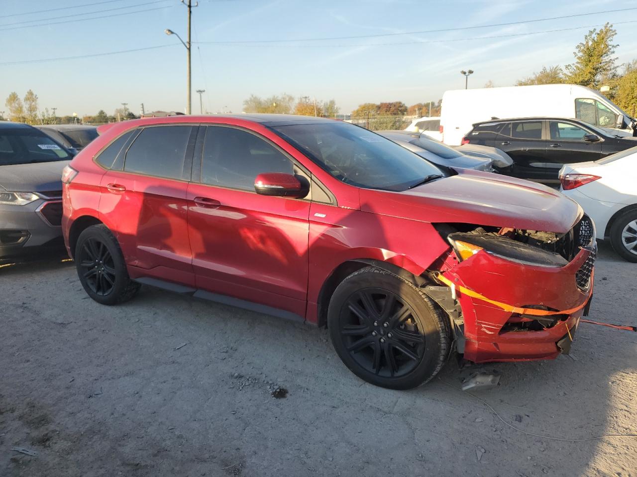 2020 Ford Edge VIN 2FMPK4J98LBB14954 Copart auction photo, front end / minor dent/scratches damage thumbnail 4
