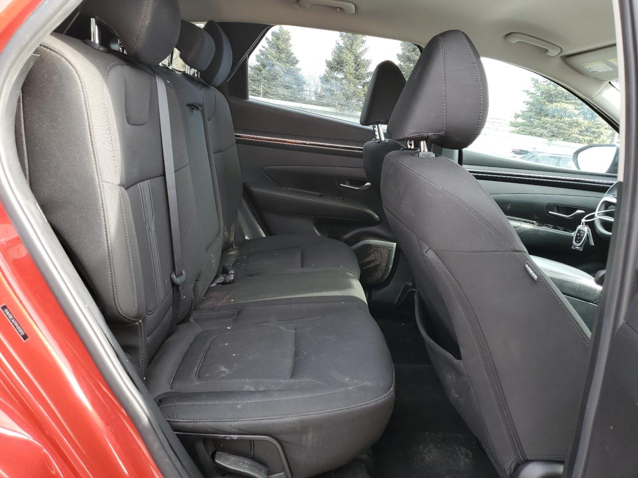 2023 Hyundai Tucson VIN 5NMJBCAE9PH258912 Copart auction photo, rear end / side damage thumbnail 11