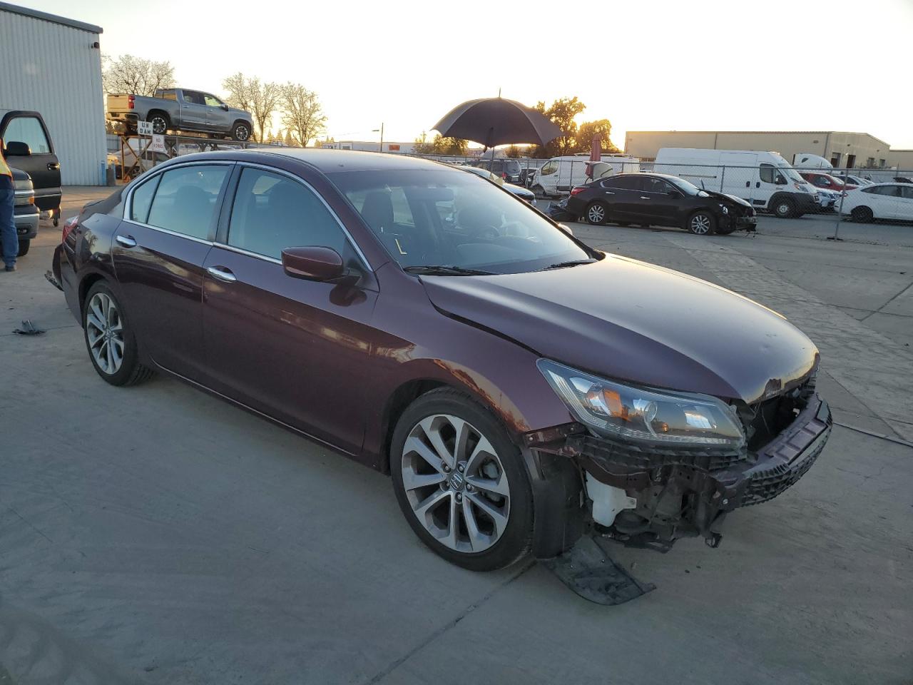 2015 Honda Accord VIN 1HGCR2F58FA152954 Copart auction photo, front end damage thumbnail 4