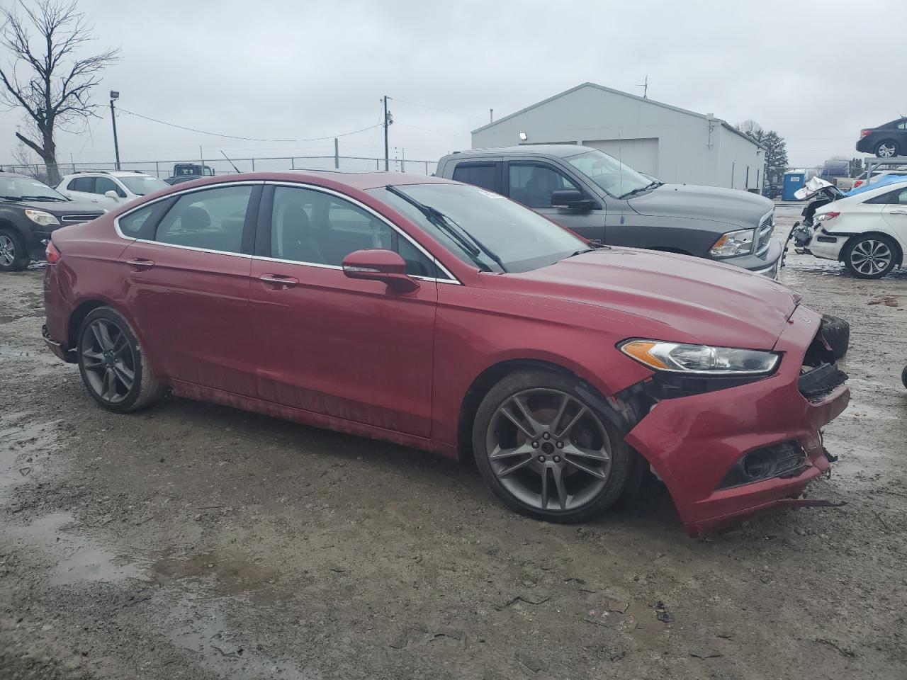 2015 Ford Fusion VIN 3FA6P0K96FR222493 Copart auction photo, front end / minor dent/scratches damage thumbnail 4
