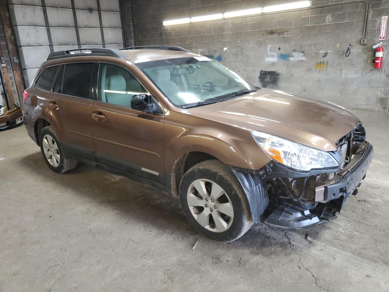 2011 Subaru Outback VIN 4S4BRCCCXB3438074 Copart auction photo, front end damage thumbnail 4