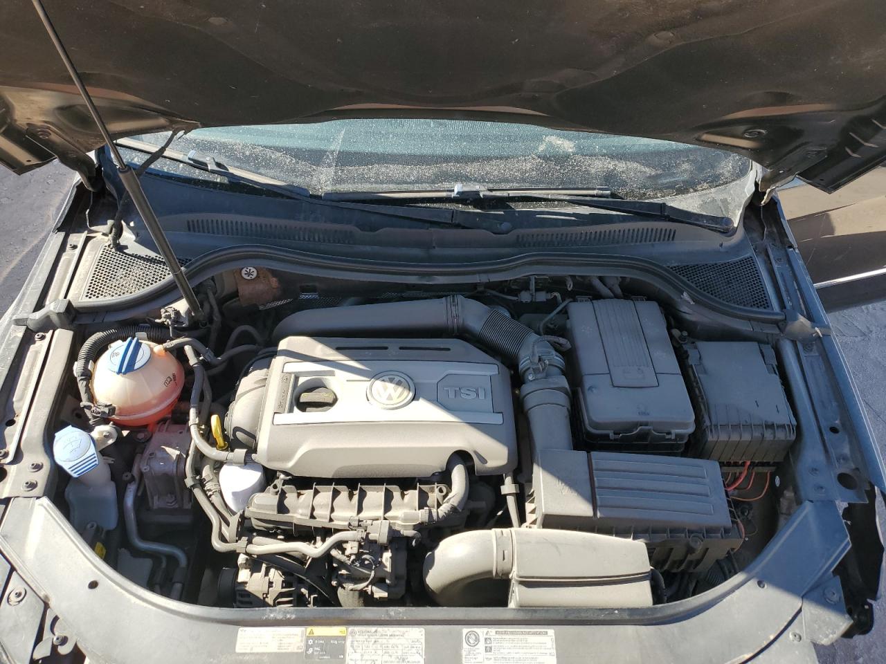 2016 Volkswagen Passat CC VIN WVWBN7AN0GE504221 Copart auction photo, front end / undercarriage damage thumbnail 11