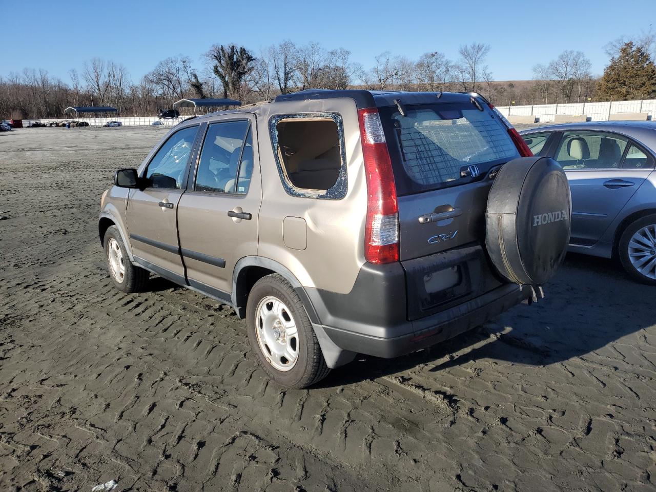 2006 Honda CR-V VIN JHLRD68546C001533 Copart auction photo, top/roof damage thumbnail 2