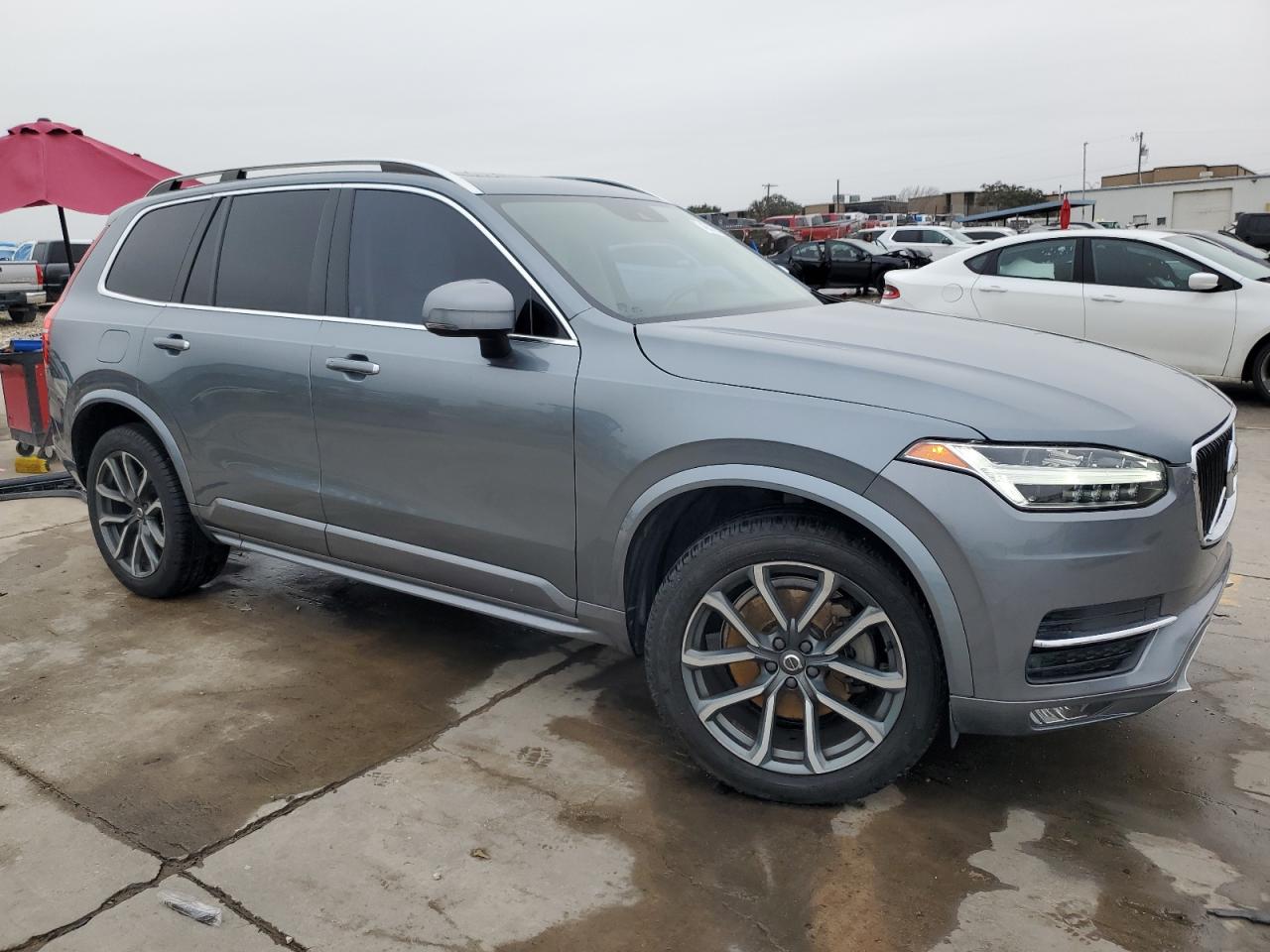 2019 Volvo XC90 VIN YV4102PK0K1453715 Copart auction photo, side / front end damage thumbnail 4