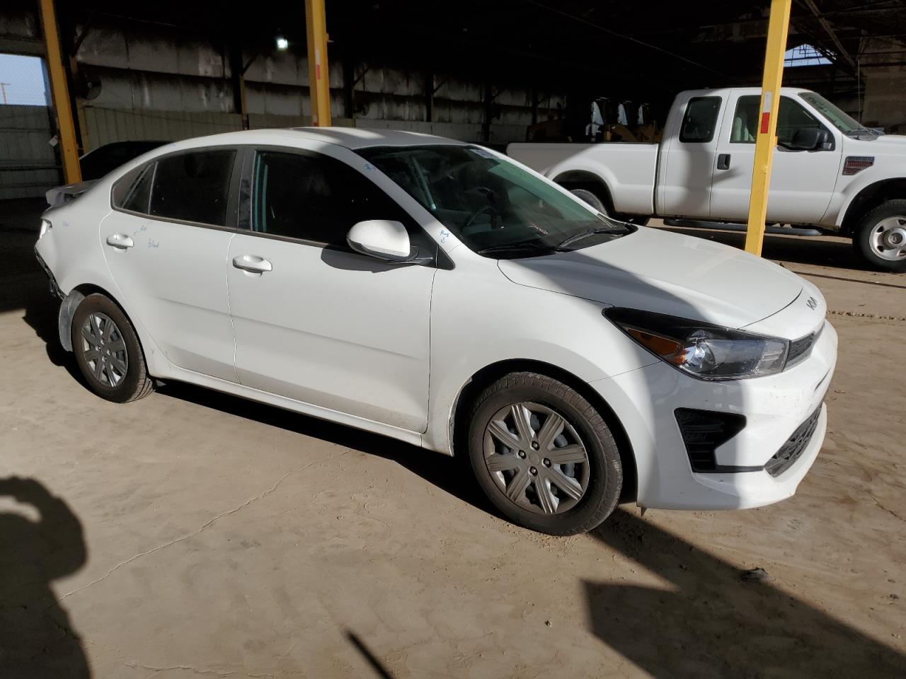 2022 KIA Rio VIN 3KPA24AD2NE478605 Copart auction photo, rear end damage thumbnail 4