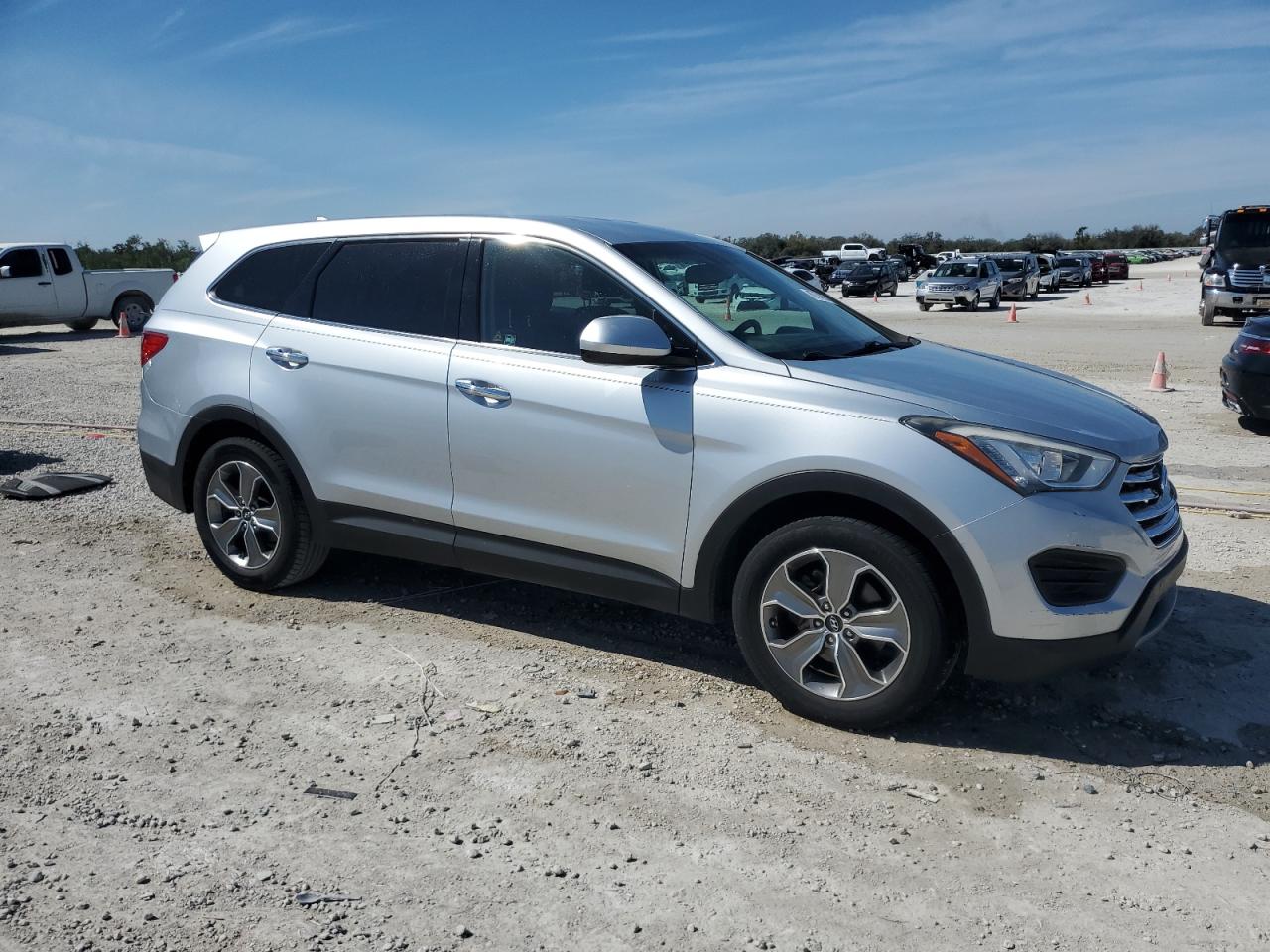 2013 Hyundai Santa Fe VIN KM8SM4HF0DU009739 Copart auction photo, front end damage thumbnail 4