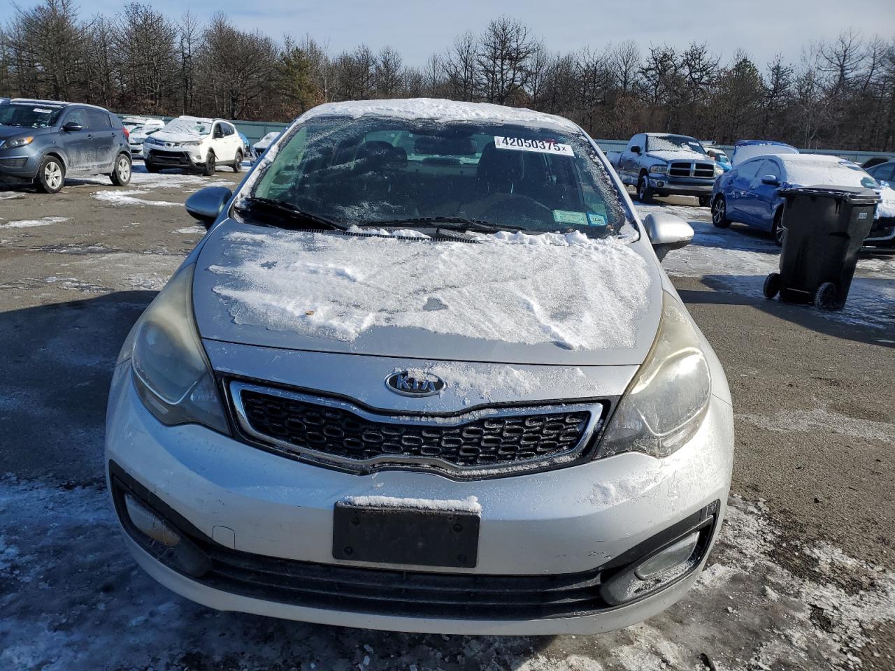 2012 KIA Rio VIN KNADN4A38C6074235 Copart auction photo, minor dent/scratches damage thumbnail 5