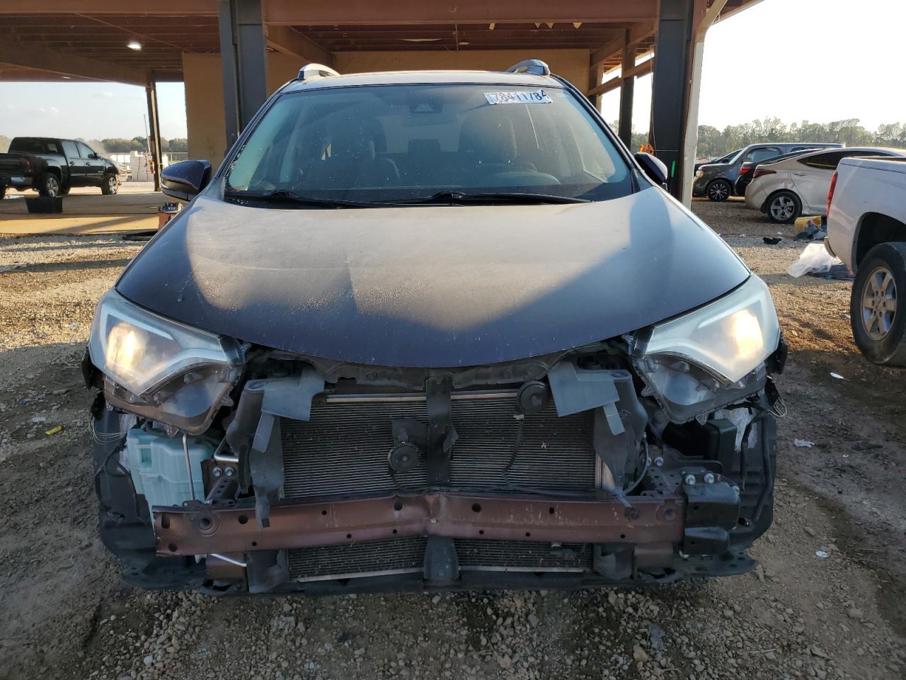 2017 Toyota RAV 4 VIN 2T3WFREV0HW336899 Copart auction photo, rear end / front end damage thumbnail 5