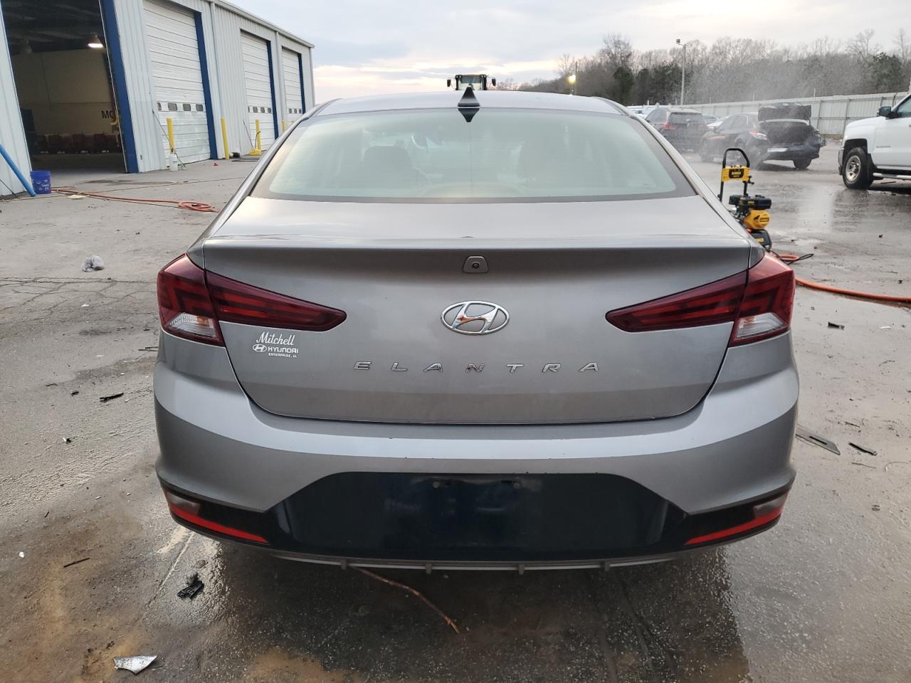 2020 Hyundai Elantra VIN KMHD84LF2LU961273 Copart auction photo, front end / side damage thumbnail 6