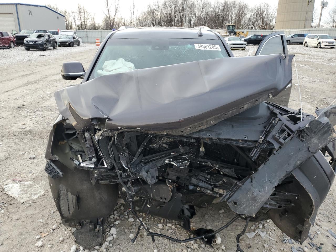 2016 Cadillac Escalade VIN 1GYS4BKJ6GR205157 Copart auction photo, front end / side damage thumbnail 14