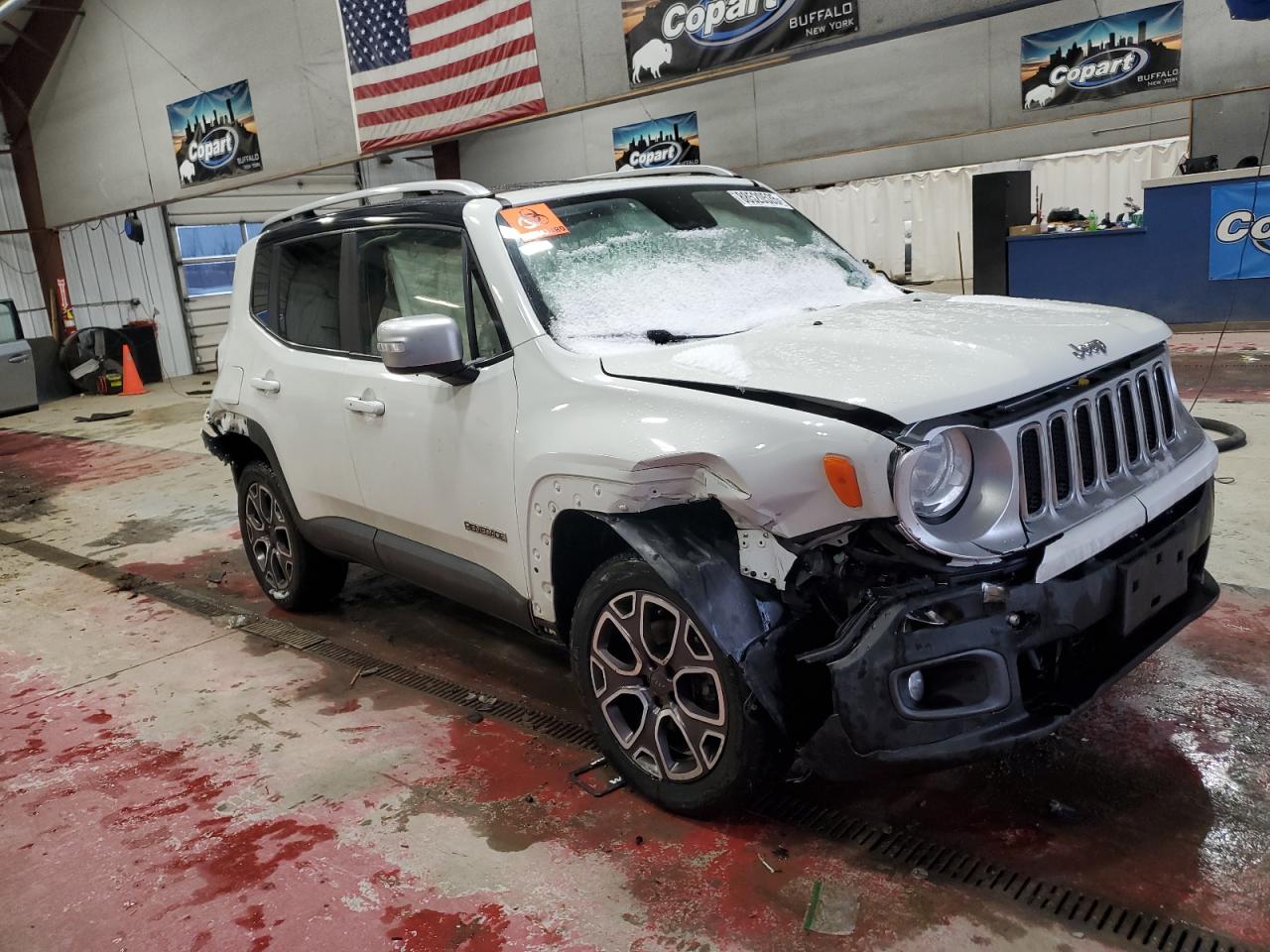 2015 Jeep Renegade VIN ZACCJBDT0FPB60977 Copart auction photo, front end / rear end damage thumbnail 4