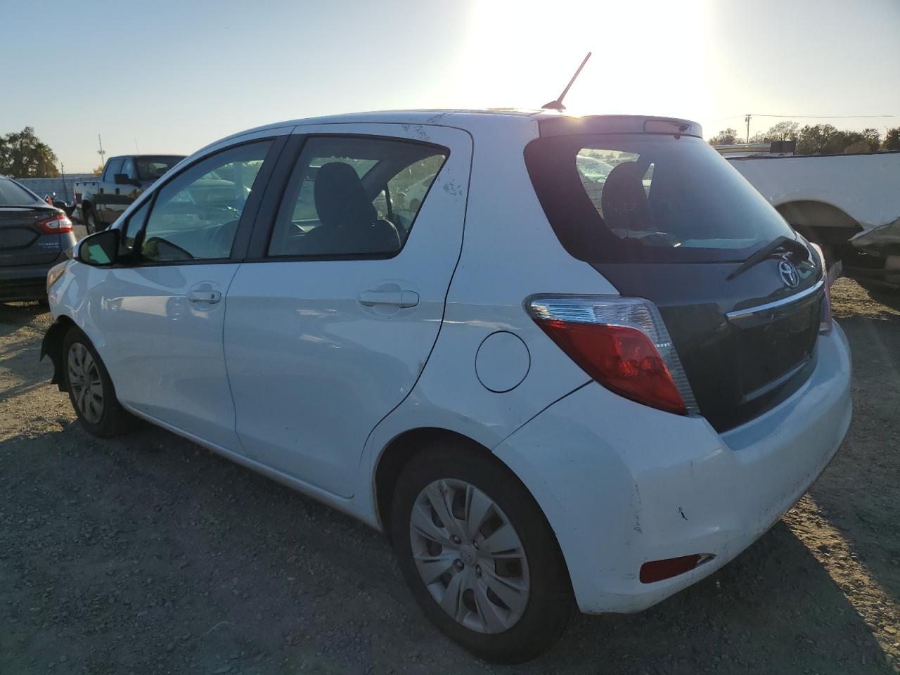 2012 Toyota Yaris VIN JTDKTUD35CD523331 Copart auction photo, front end damage thumbnail 2