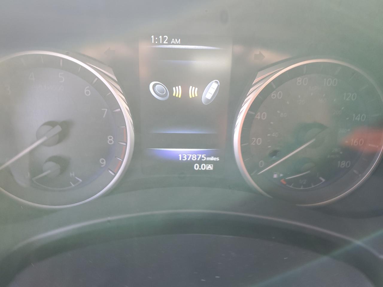 2014 Infiniti Q50 VIN JN1BV7AR1EM687766 Copart auction photo, front end damage thumbnail 9
