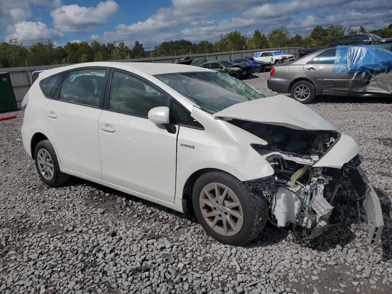 2013 Toyota Prius VIN JTDZN3EU6D3186900 Copart auction photo, front end / undercarriage damage thumbnail 4