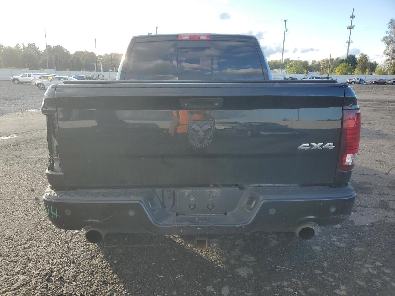2013 RAM 1500 VIN 1C6RR7MT4DS722129 Copart auction photo, rear end / minor dent/scratches damage thumbnail 6