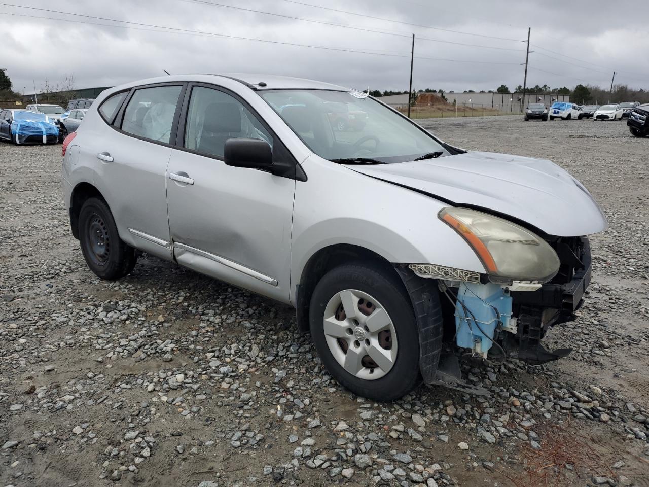 2015 Nissan Rogue VIN JN8AS5MT5FW664157 Copart auction photo, front end / side damage thumbnail 4