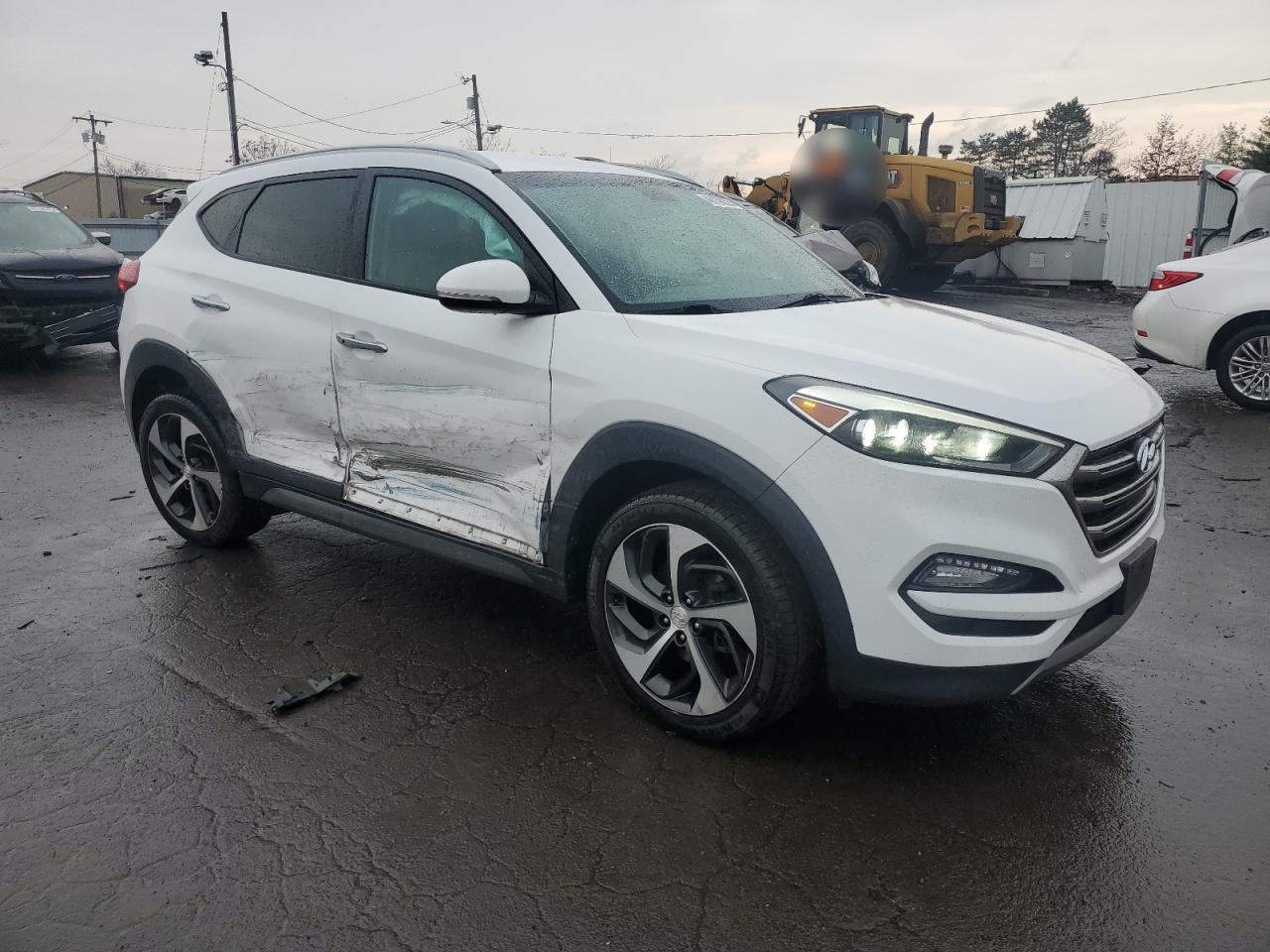 2016 Hyundai Tucson VIN KM8J3CA28GU107065 Copart auction photo, rear end / side damage thumbnail 4