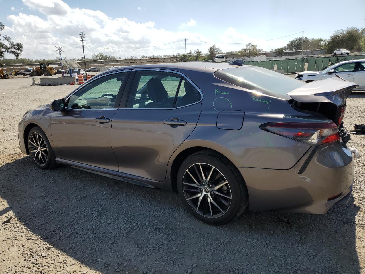 2022 Toyota Camry VIN 4T1G11AK2NU669982 Copart auction photo, side damage thumbnail 2