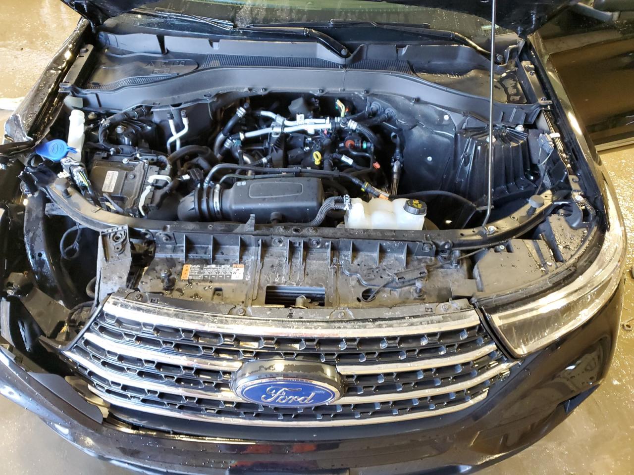 2022 Ford Explorer VIN 1FMSK8DH8NGA62726 Copart auction photo, side / front end damage thumbnail 12
