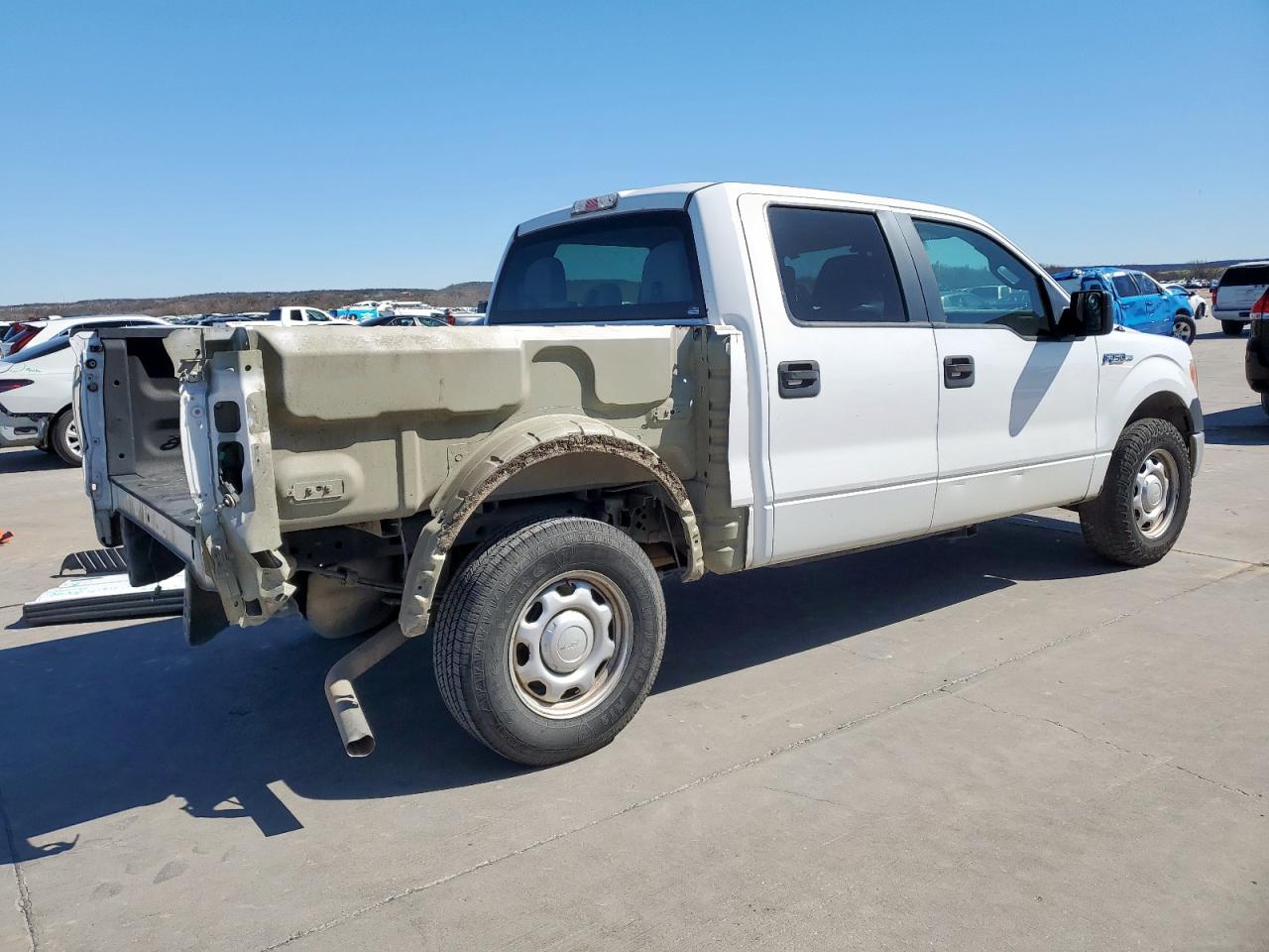 2014 Ford F-150 VIN 1FTFW1CF8EKE40655 Copart auction photo, rear end damage thumbnail 3