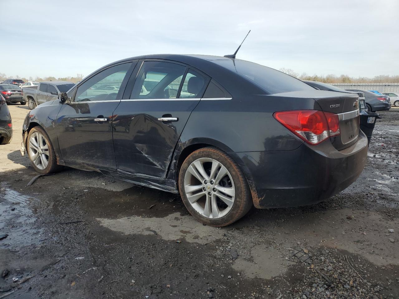 2011 Chevrolet Cruze VIN 1G1PH5S99B7134296 Copart auction photo, side / front end damage thumbnail 2