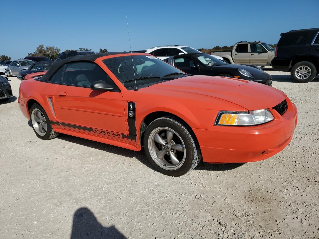 2004 Ford Mustang VIN 1FAFP44634F219474 Copart auction photo, water/flood damage thumbnail 4