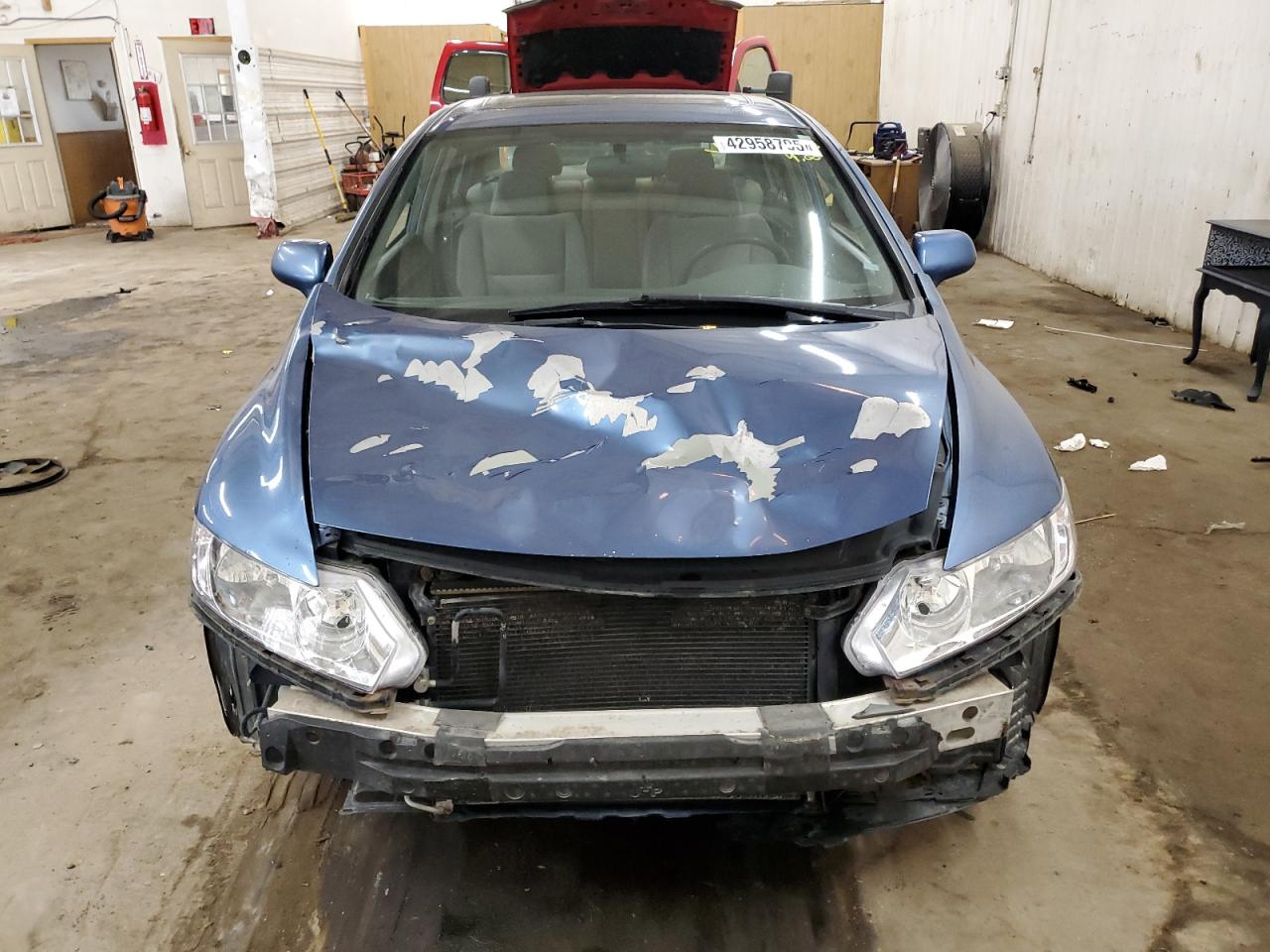 2007 Honda Civic VIN 1HGFA16897L002172 Copart auction photo, front end / side damage thumbnail 5
