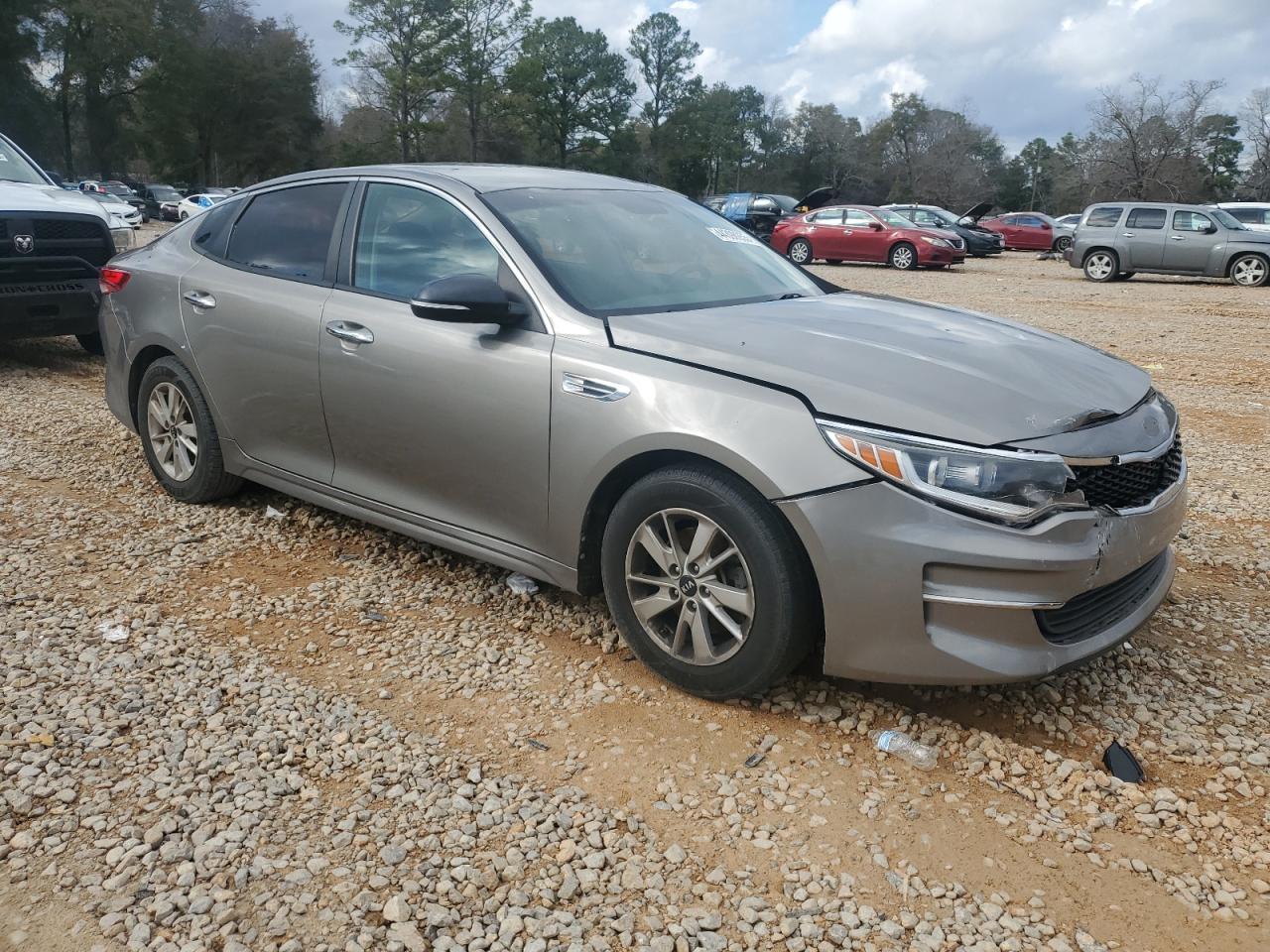 2016 KIA Optima VIN 5XXGT4L30GG076054 Copart auction photo, front end damage thumbnail 4