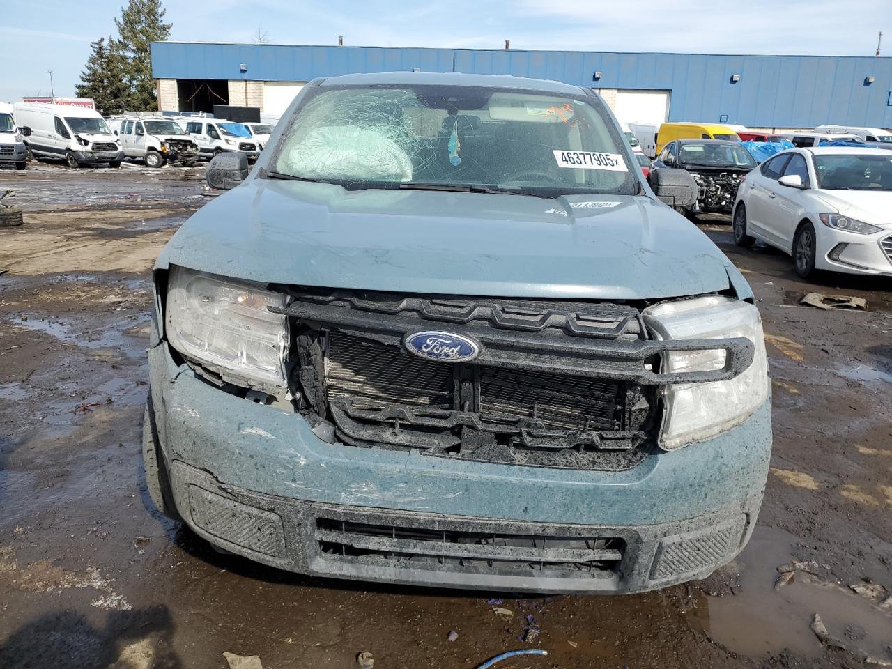 2022 Ford Maverick VIN 3FTTW8E99NRA39985 Copart auction photo, front end damage thumbnail 5