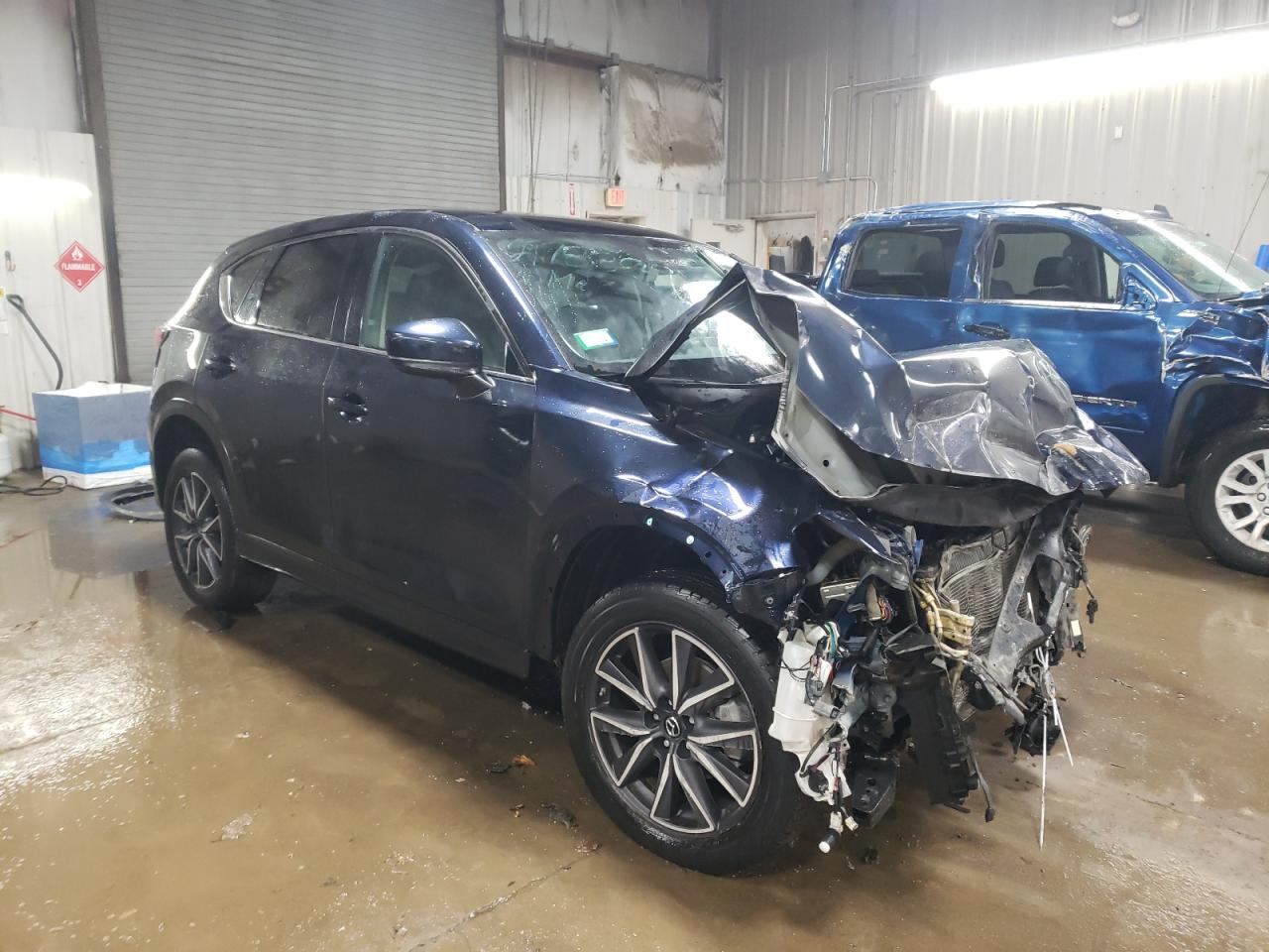 2017 Mazda CX-5 VIN JM3KFBDL5H0165245 Copart auction photo, front end / rear end damage thumbnail 4