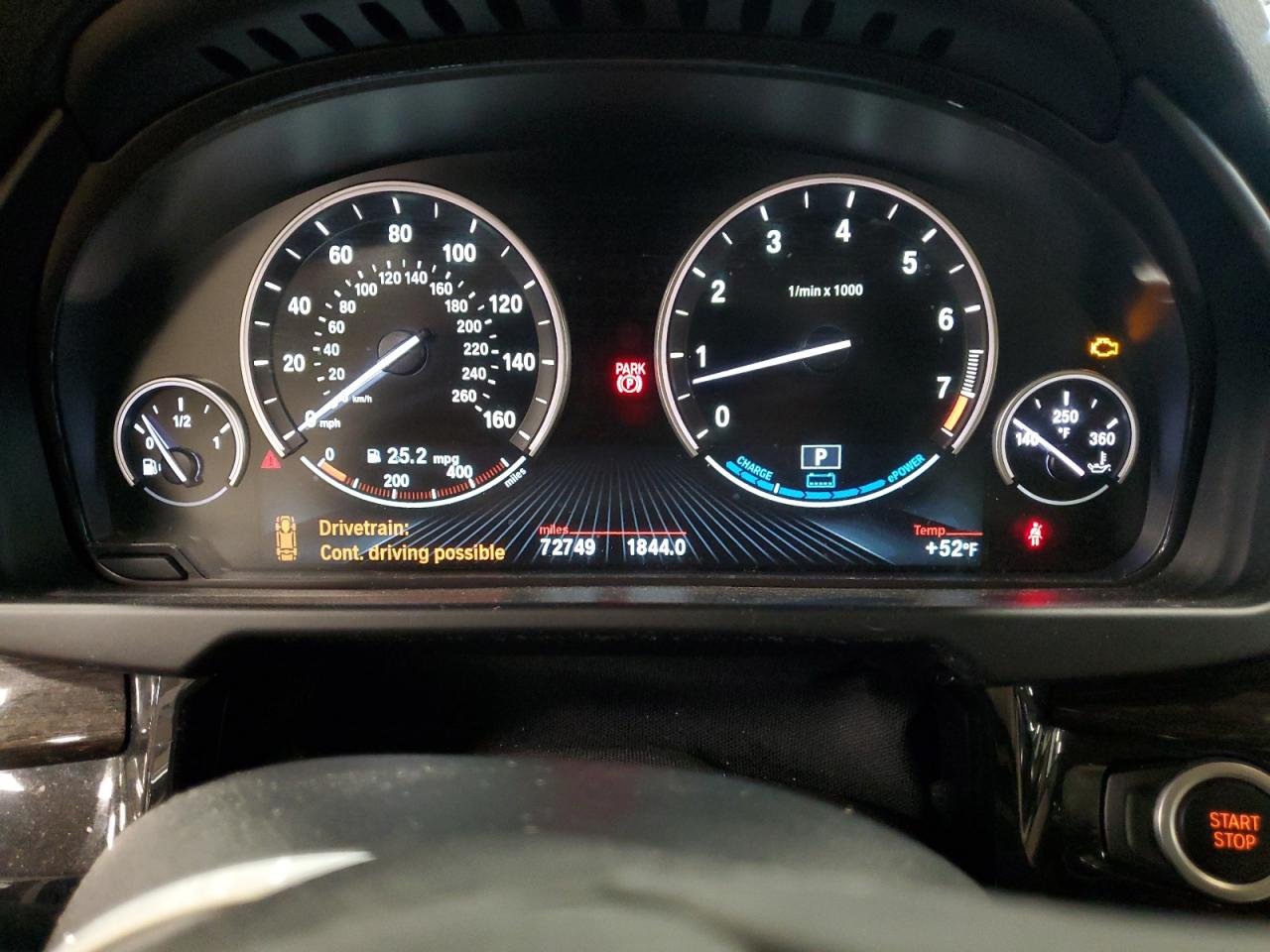 2016 BMW X5 VIN 5UXKT0C5XG0S76766 Copart auction photo, minor dent/scratches damage thumbnail 9