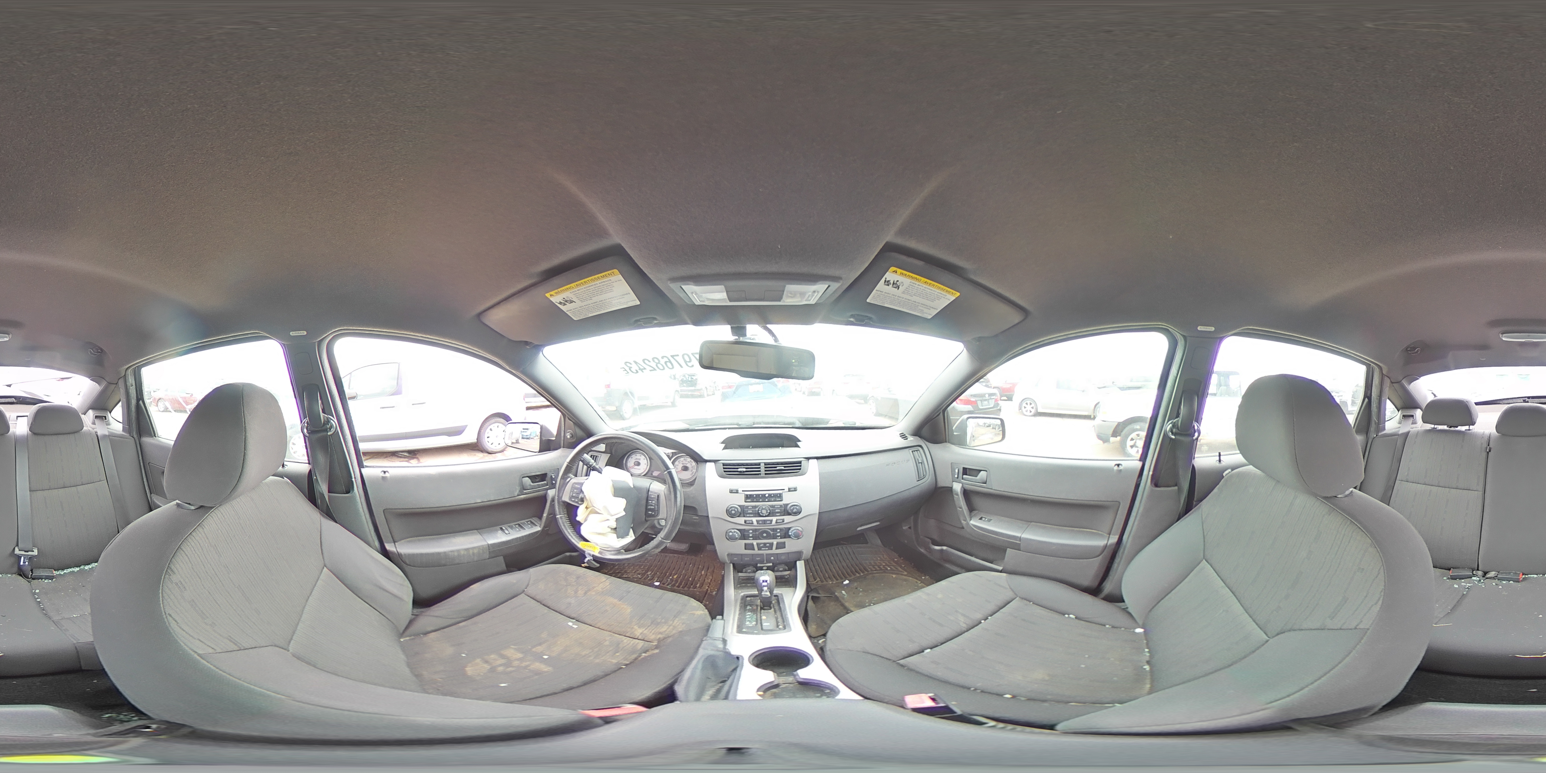 2010 Ford Focus VIN 1FAHP3FN6AW120781 Copart auction photo, rear end / front end damage thumbnail 13