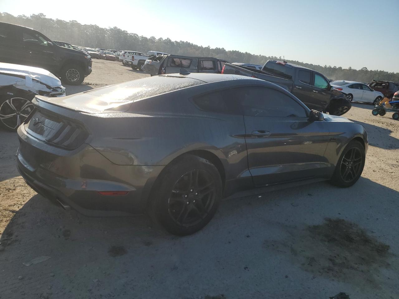 2020 Ford Mustang VIN 1FA6P8TH8L5138792 Copart auction photo, front end damage thumbnail 3