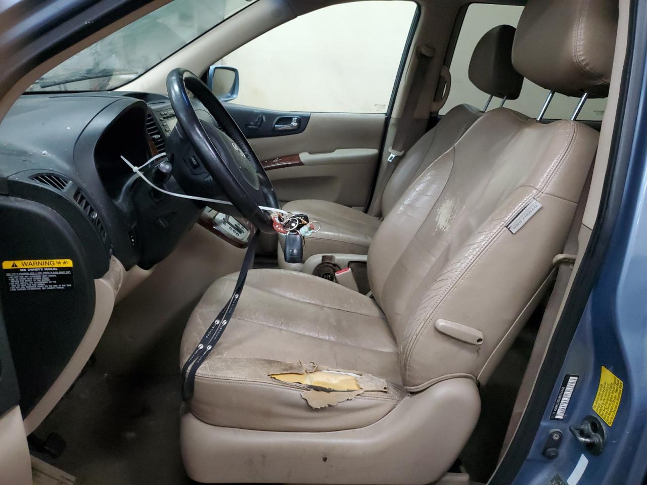 2008 Hyundai Entourage VIN KNDMC233086054448 Copart auction photo, front end / minor dent/scratches damage thumbnail 7