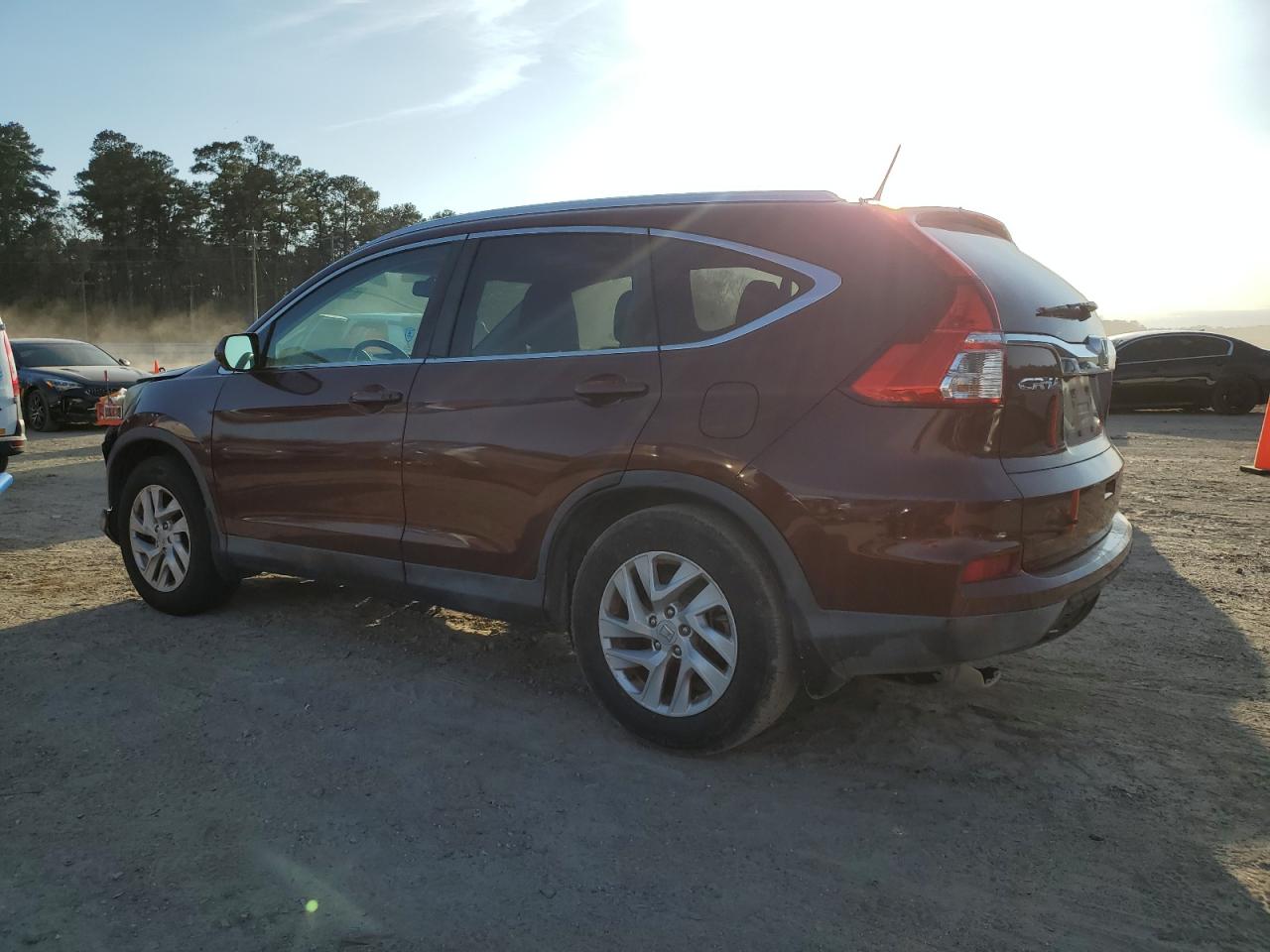 2015 Honda CR-V VIN 2HKRM3H7XFH540532 Copart auction photo, front end damage thumbnail 2