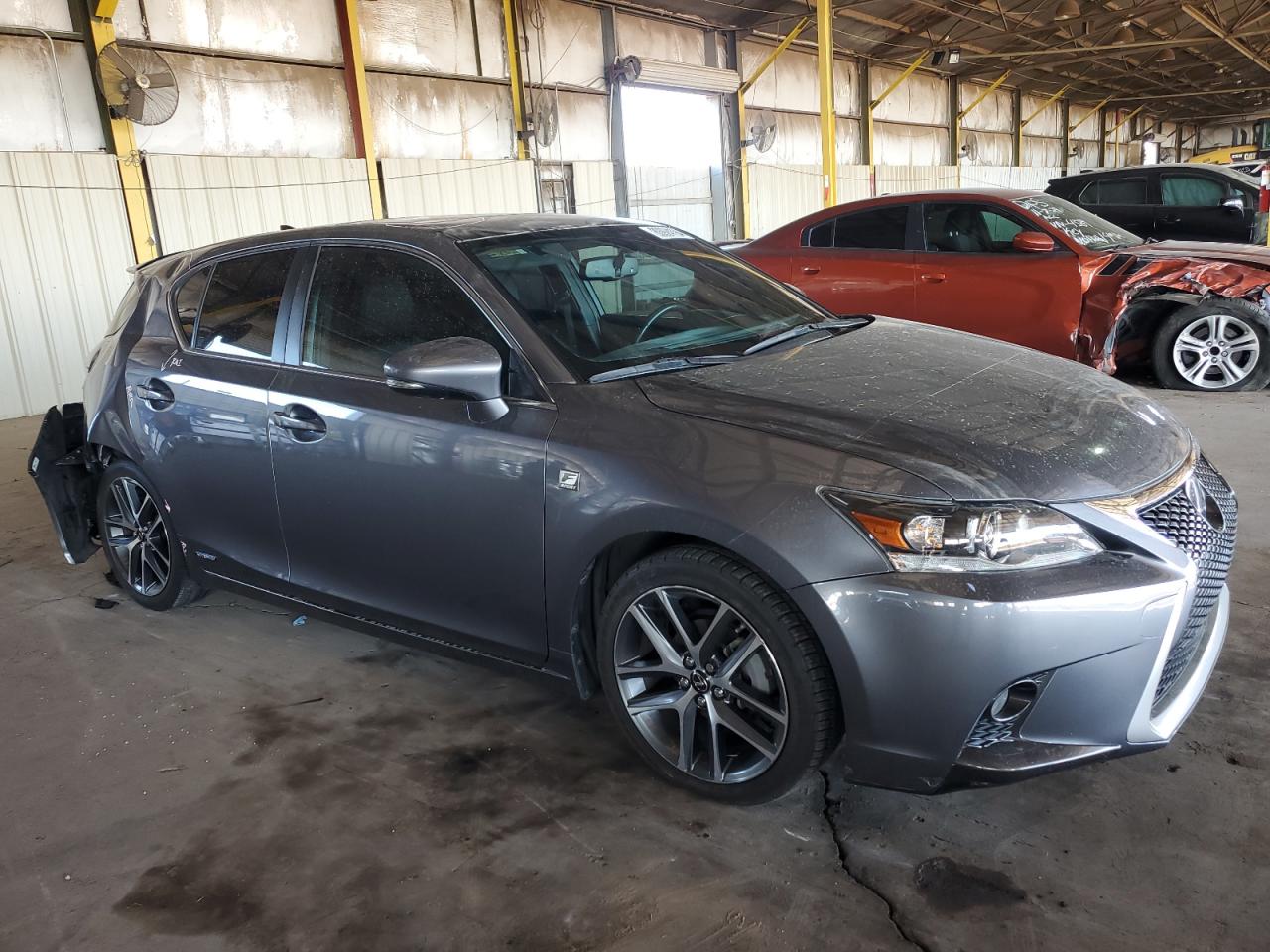 2015 Lexus CT VIN JTHKD5BH1F2228629 Copart auction photo, rear end damage thumbnail 4
