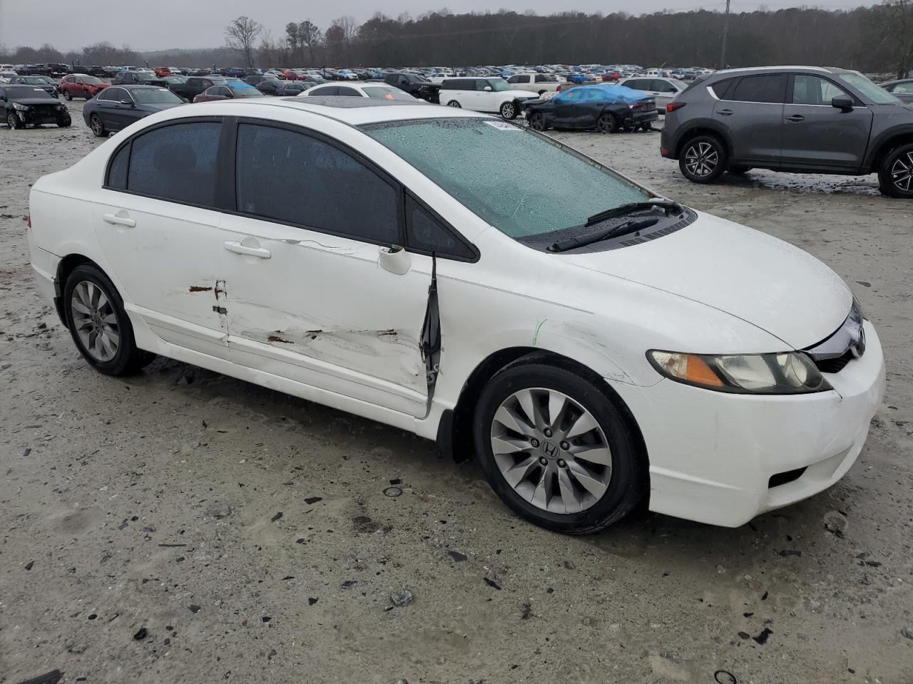 2010 Honda Civic VIN 19XFA1F87AE050722 Copart auction photo, all over damage thumbnail 4