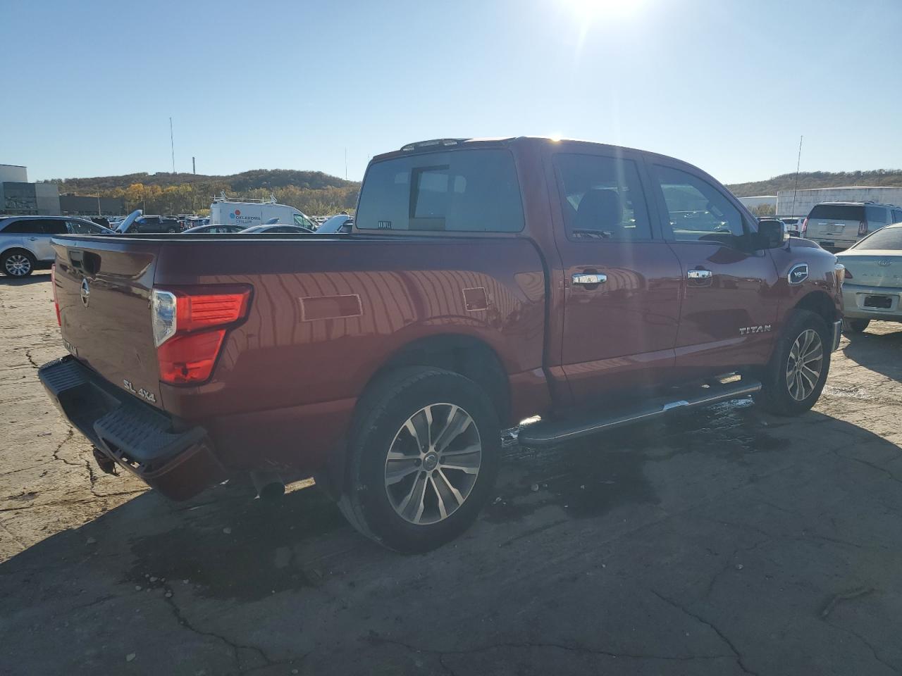 2017 Nissan Titan VIN 1N6AA1E58HN562350 Copart auction photo, rear end / front end damage thumbnail 3