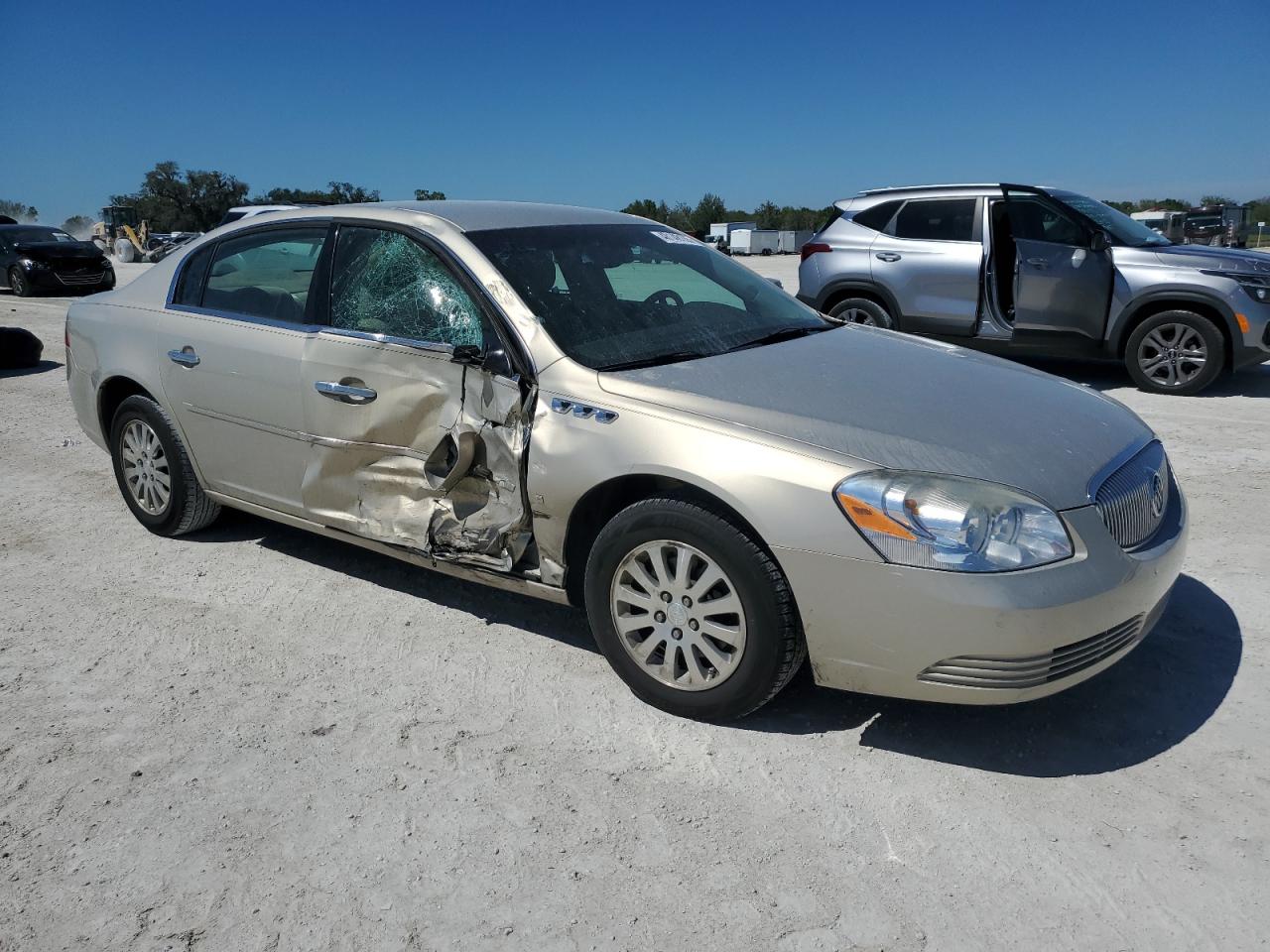2007 Buick Lucerne VIN 1G4HP57237U208780 Copart auction photo, side damage thumbnail 4