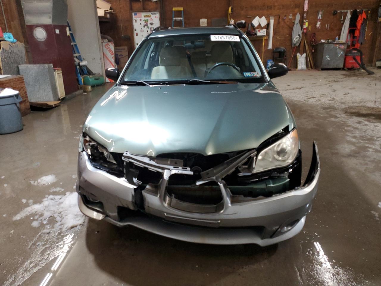 2007 Subaru Impreza VIN JF1GG63677H807775 Copart auction photo, front end / side damage thumbnail 5