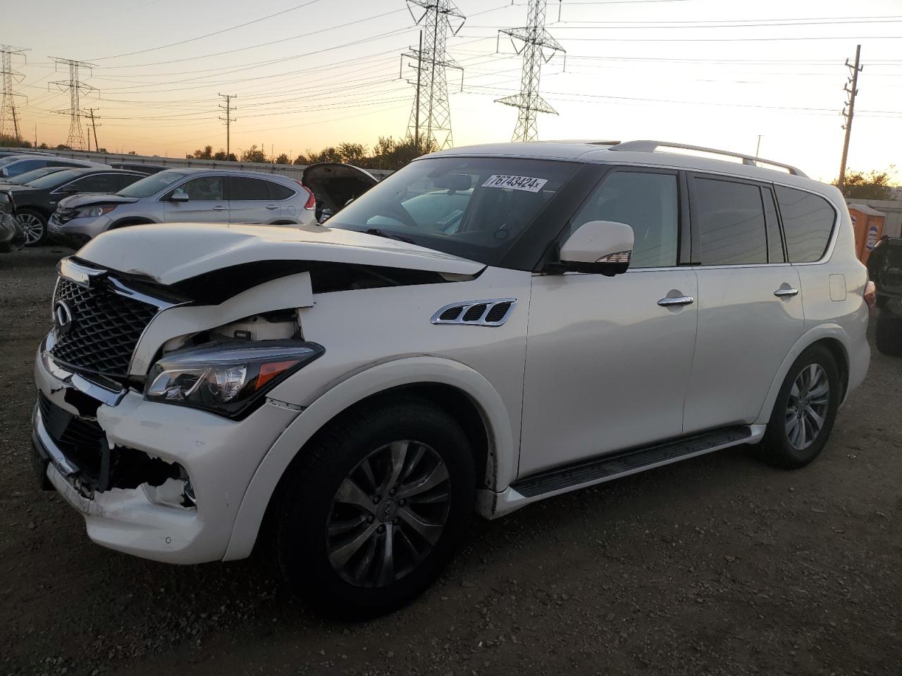 2017 Infiniti QX80 VIN JN8AZ2NE2H9151833