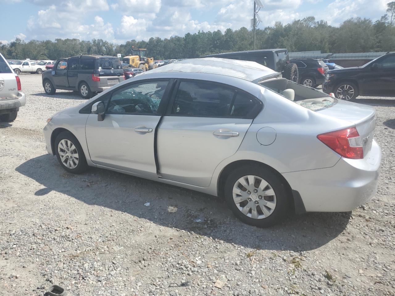 2012 Honda Civic VIN 2HGFB2F51CH305625 Copart auction photo, all over damage thumbnail 2