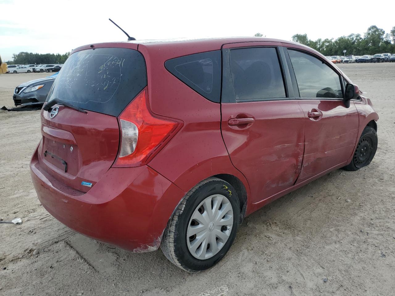 2014 Nissan Versa VIN 3N1CE2CP1EL388128 Copart auction photo, all over damage thumbnail 3